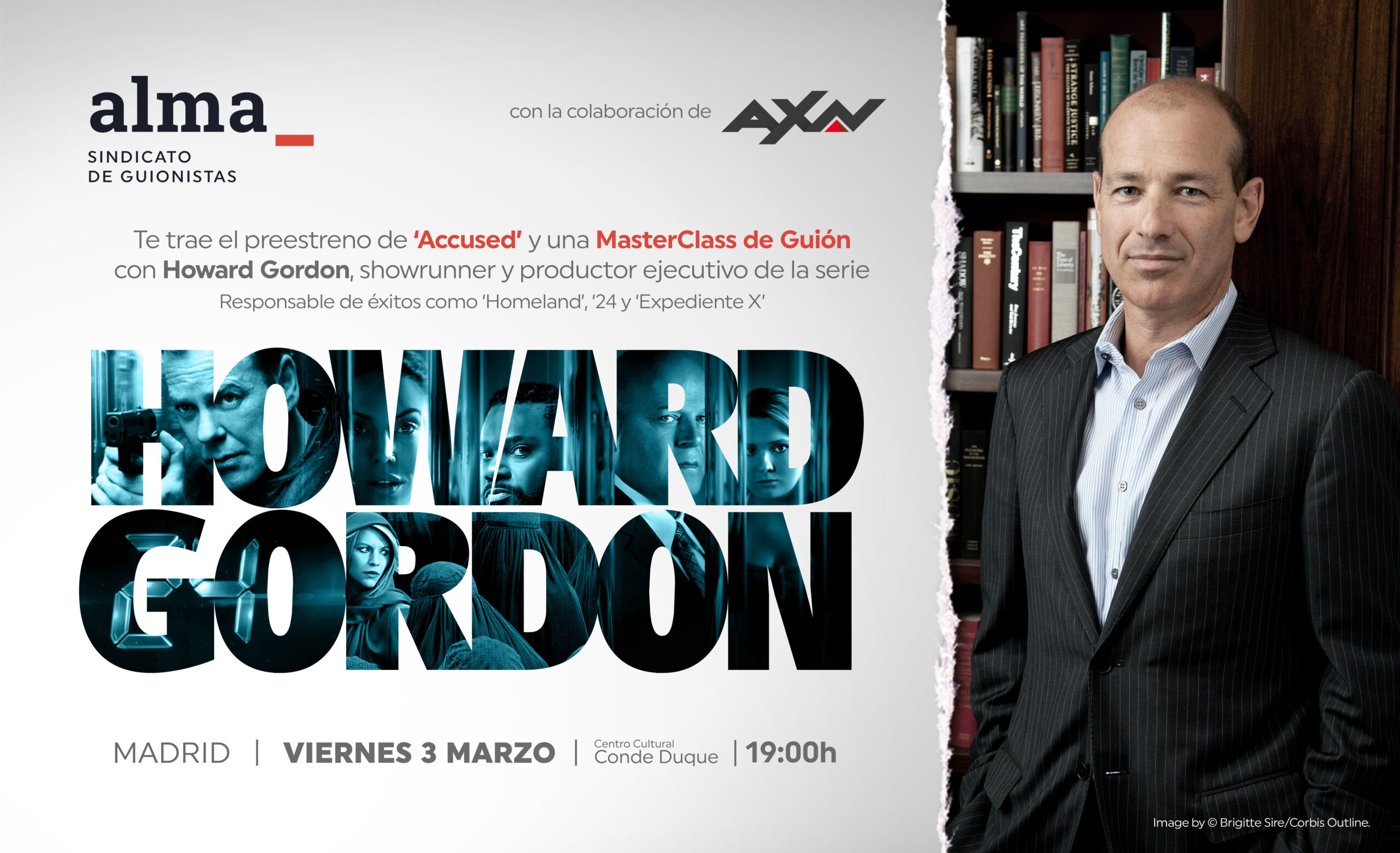 Inscripción Master Class Howard Gordon - 3 de marzo de 2023